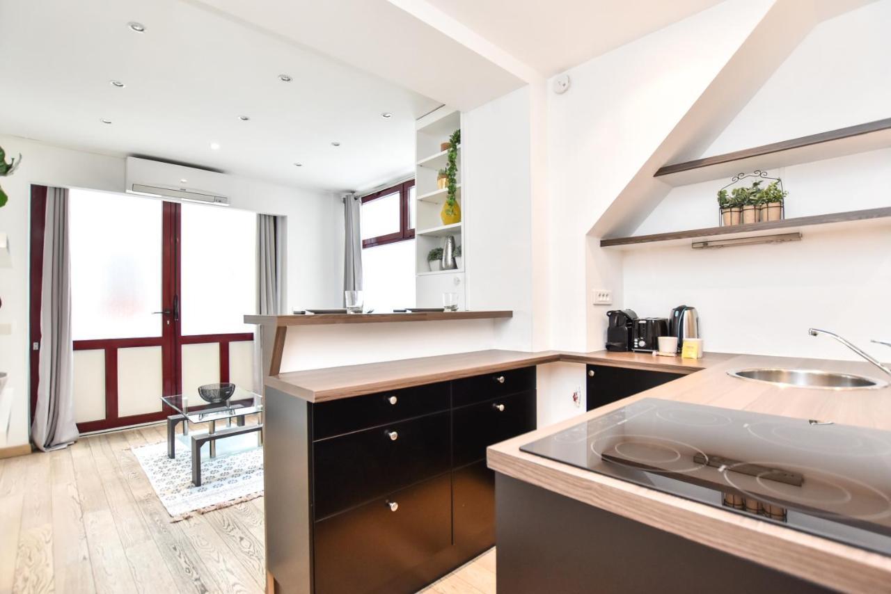 Ferienwohnung Charming 1Br-4P - Eiffel Tower - Trocadero Paris Exterior foto