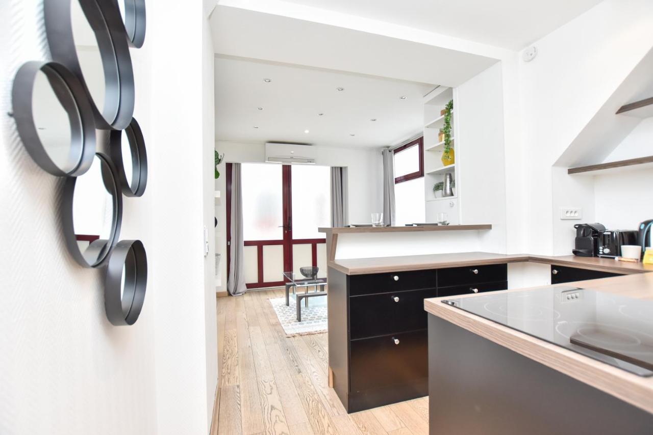 Ferienwohnung Charming 1Br-4P - Eiffel Tower - Trocadero Paris Exterior foto